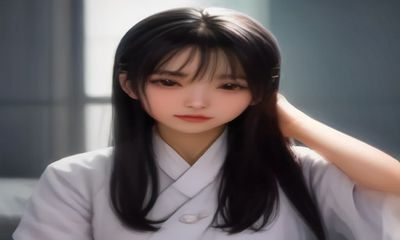 美女被草韩系清纯风格专区封面，柔和自然光，清新色调，韩式摄影美学